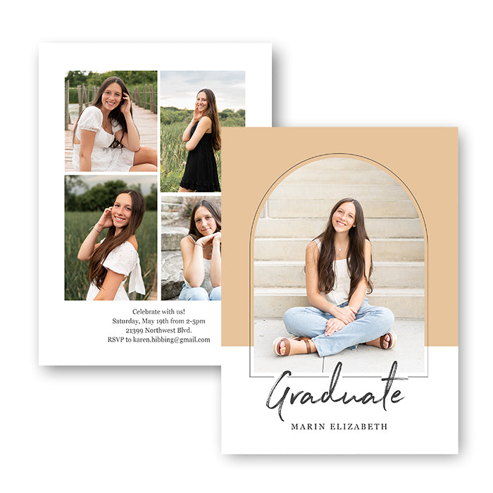 5x7" Double Sided Card - Arch