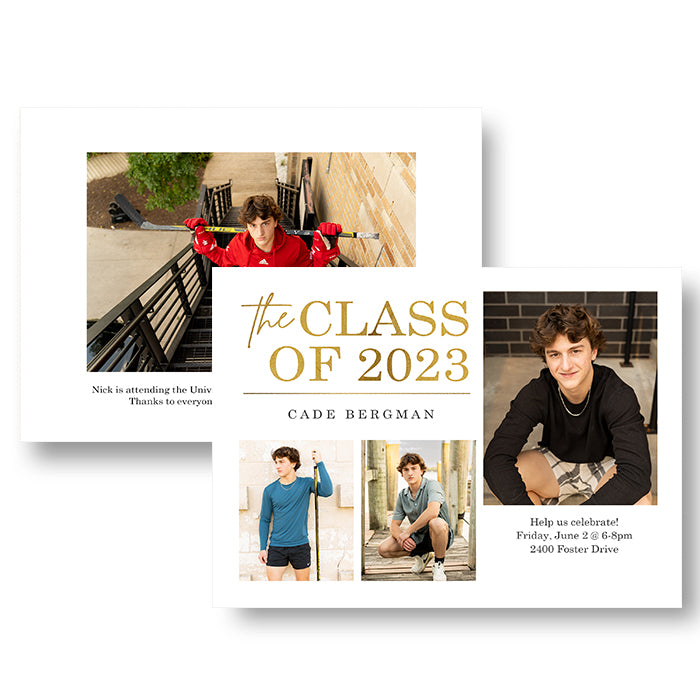 7x5" Double Sided Card - Class of 2023