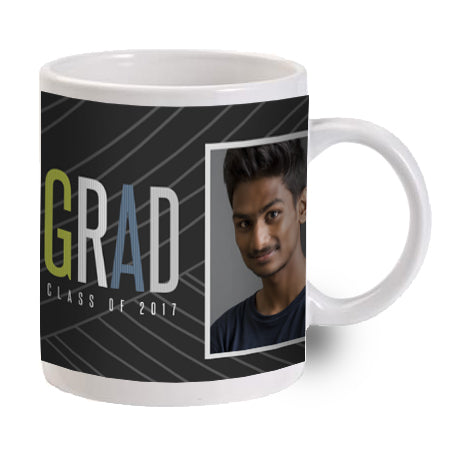 11oz Mug - Grad in Grey