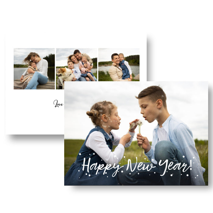 7x5" Double Sided Card - Happy New Year