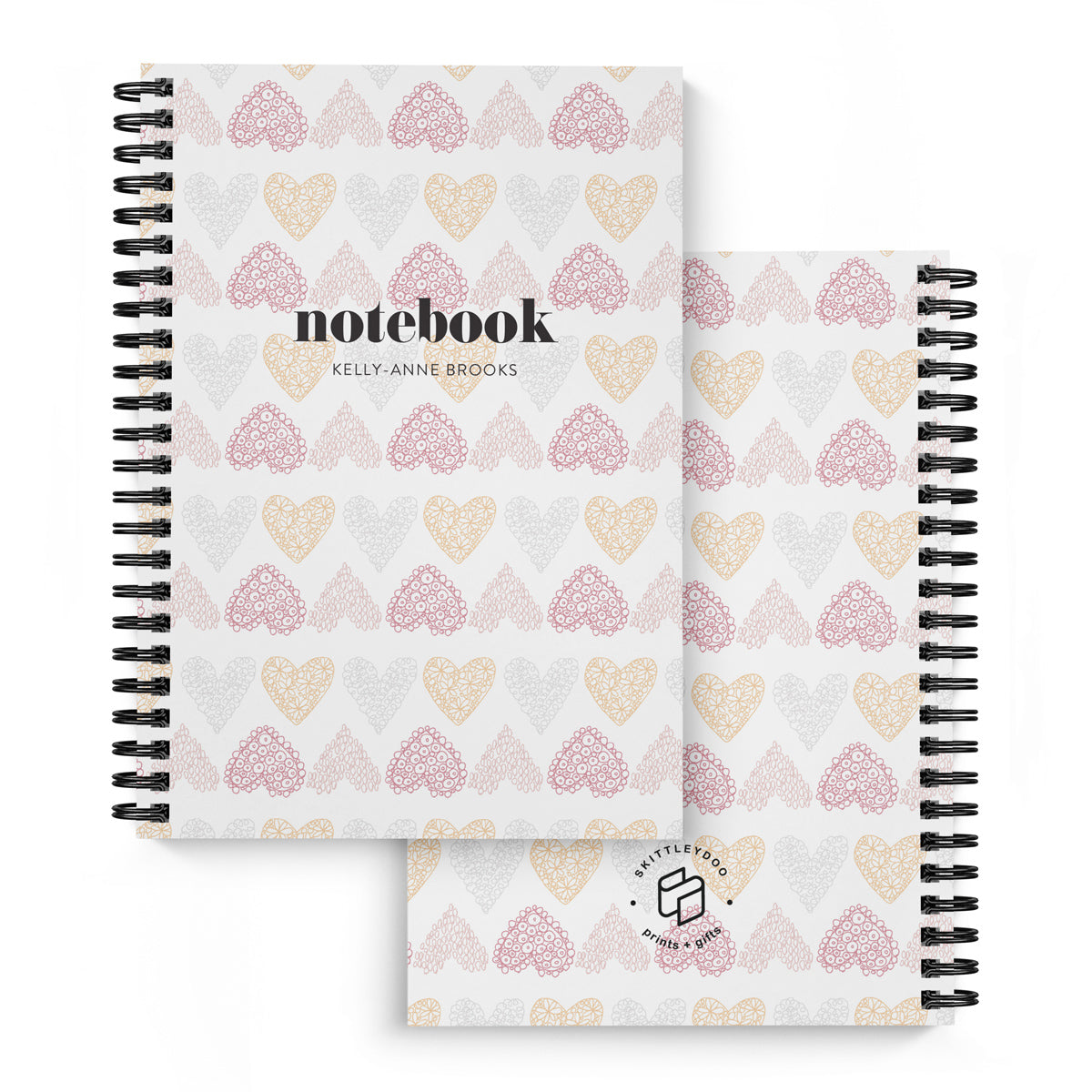 5.5x8.5" Notebook - I Heart You