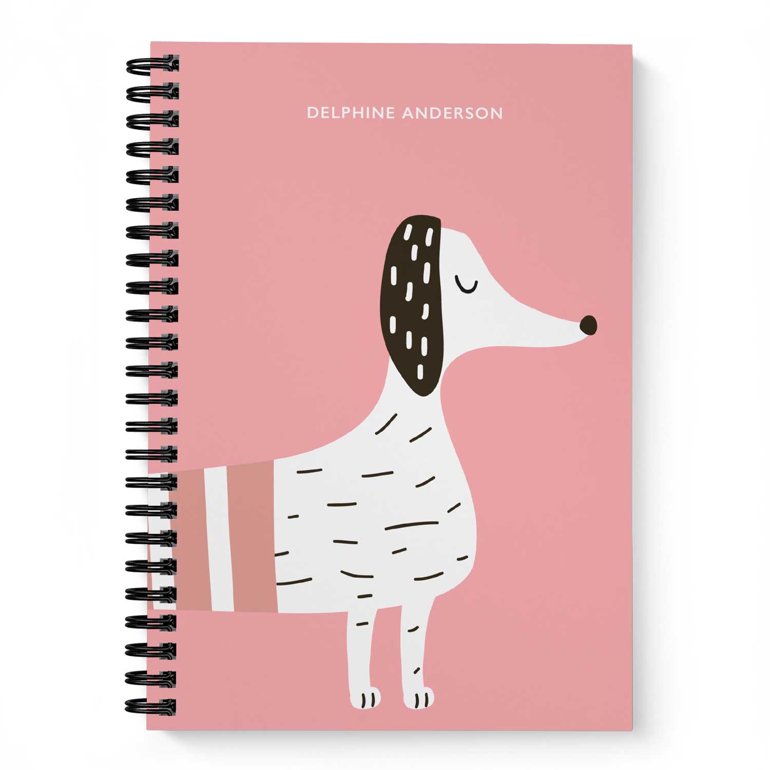 5.5x8.5" Notebook - Dachshund