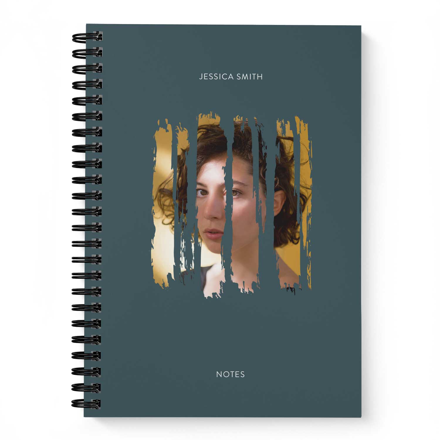 5.5x8.5" Notebook - Brush Strokes