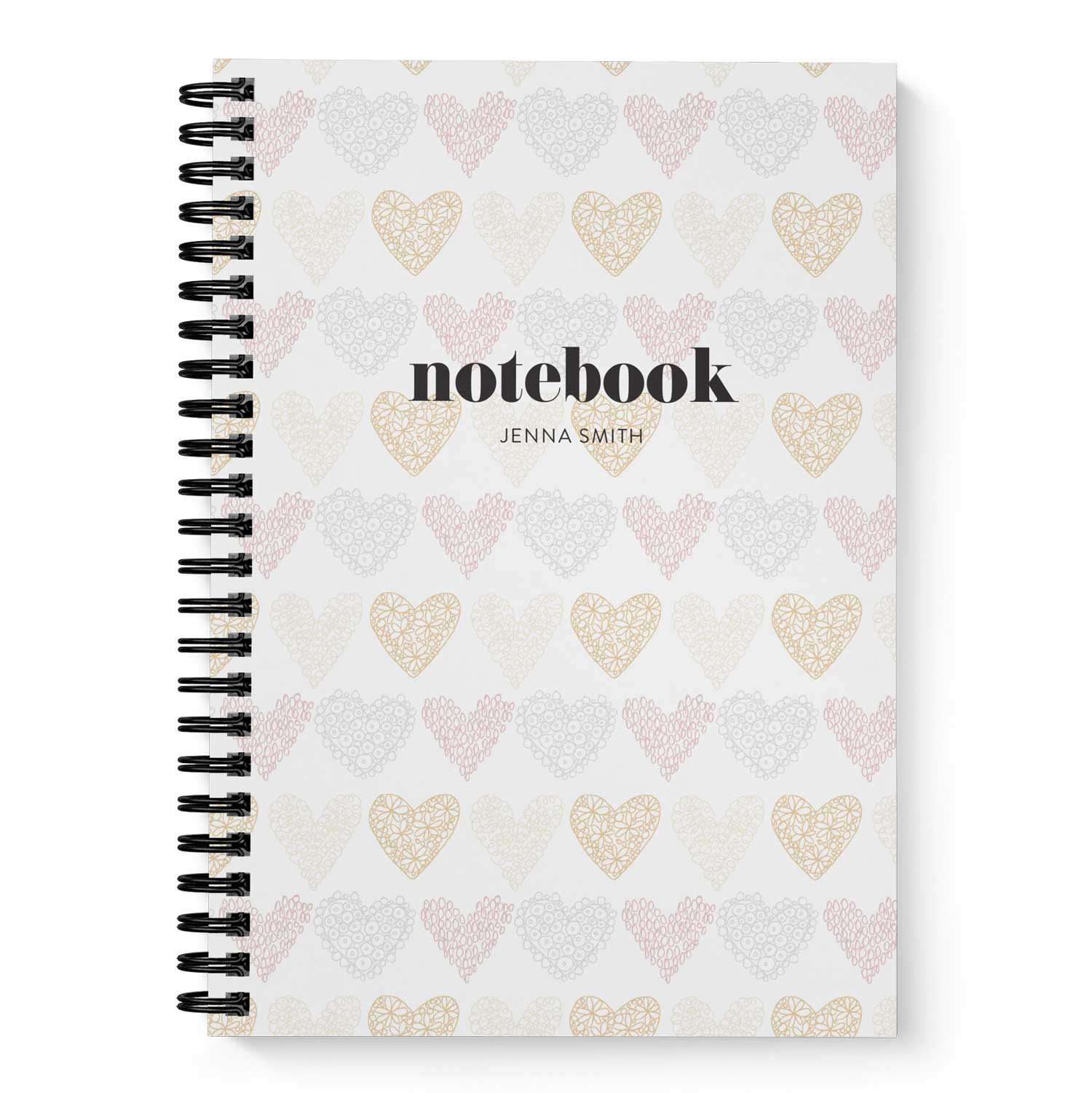 5.5x8.5" Notebook - I Heart You