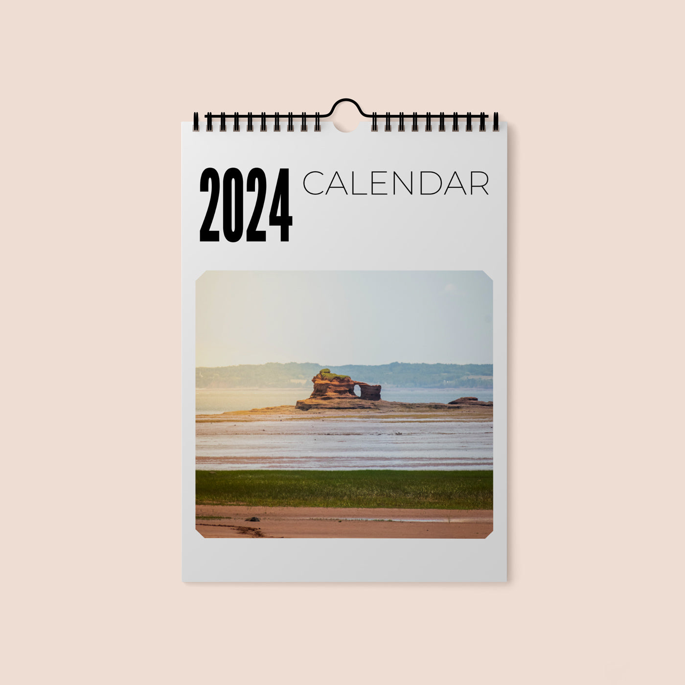 8x12" Top Bound Calendar - Polaroid