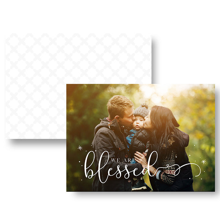 7x5" Double Sided Card - We are Blessed